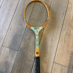 Wilson Billie Jean King "Court Star" wooden tennis racket