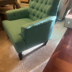Turquoise Armchair