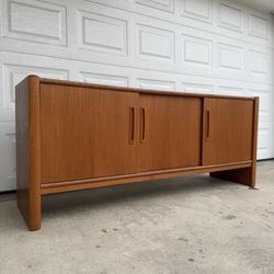 mid century teak credenza 