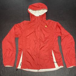 Vintage 2000s Y2K Nike ACG Fit Storm Women’s Red Windbreaker Hooded Rain Jacket