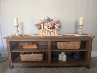 Wooden TV Stand 58x16x24