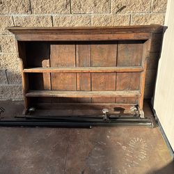 Hutch and Queen Bed Frame