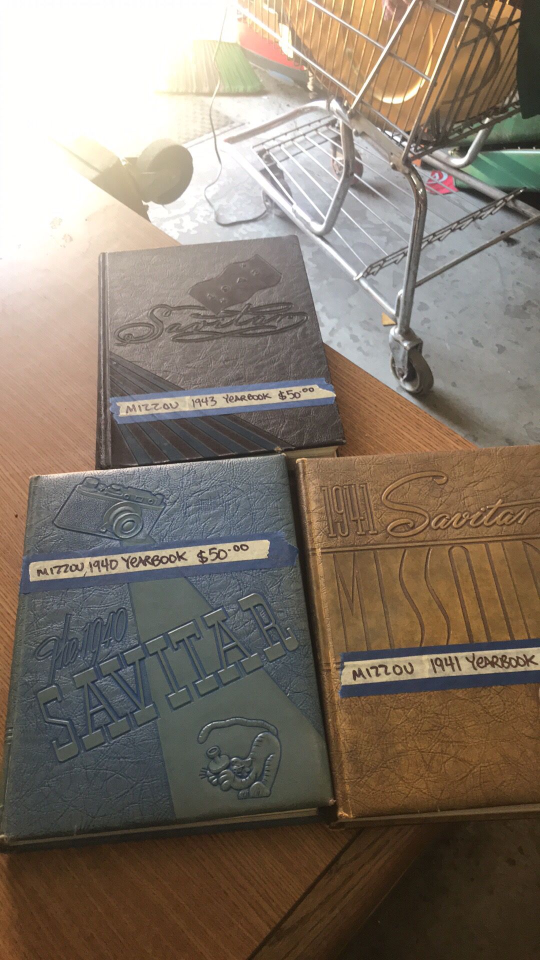 Mizzou yearbooks 1940/1941/1943