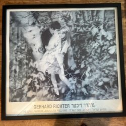 Gerhard Richter Photo - "Lovers in the Forest" - 28"x 30 Framed -1996 Cash Only 