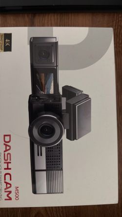 4K Dash Cam M500 – Front & Rear Camera – Like New