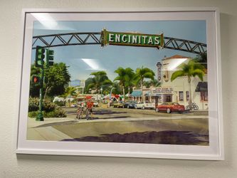 Encinitas Framed Painting Print