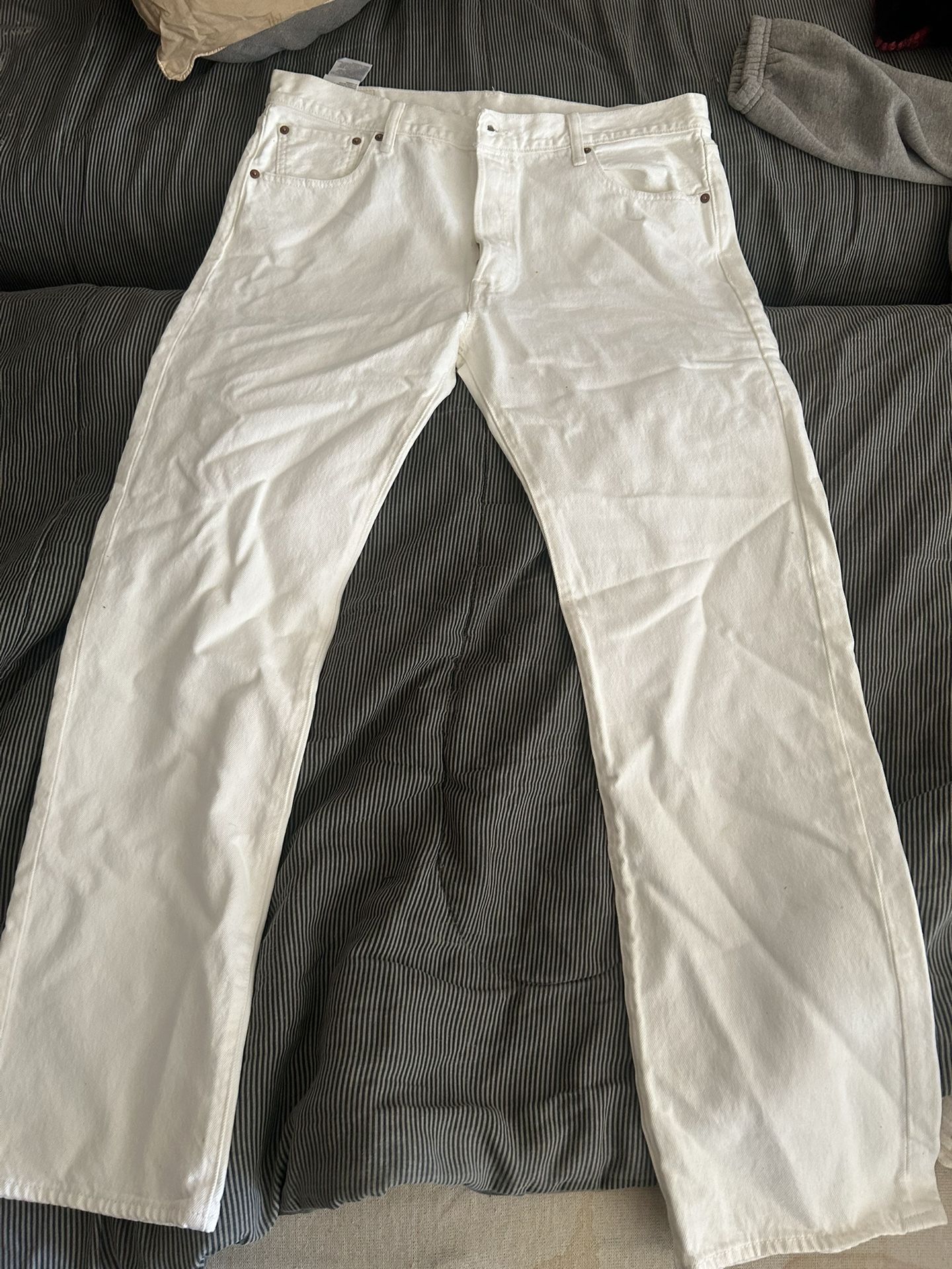White Levi Pants 
