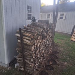 Face Cord Of Wood. Dried Great Firewood