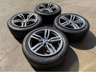 4pcs 19" BMW M X7 X6 X5 X4 2021 OEM Factory Wheels Rims Silver with Tires