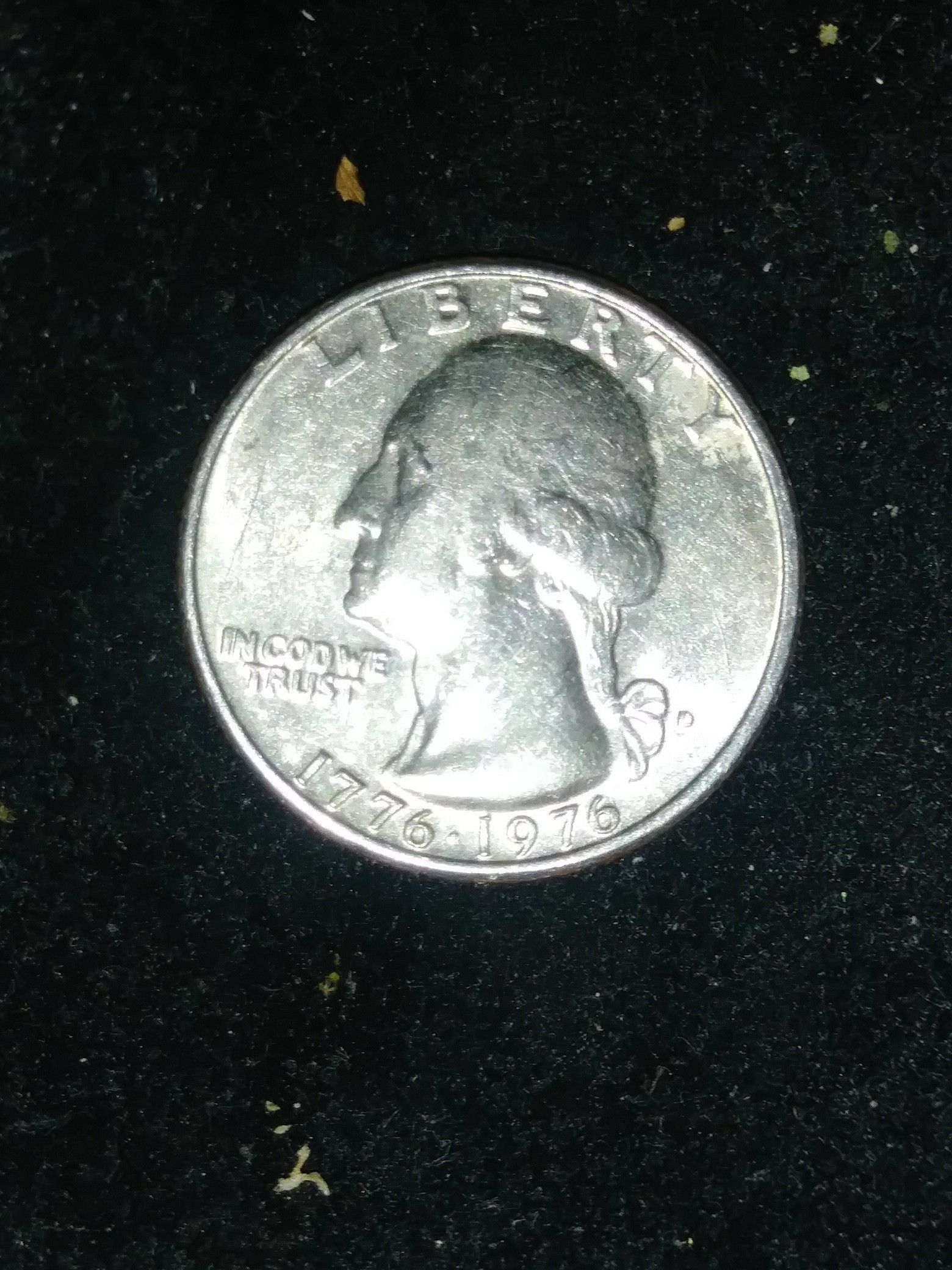 Rare bicentennial quarter no mint mark
