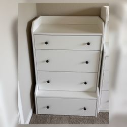 IKEA HAUGA 4-Drawer Dresser – White