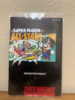 Super Mario All Stars Manual