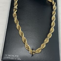 $60 Rope Bracelet 18k Gold Plated