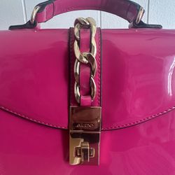 Pink Aldo Clutch Handbag 