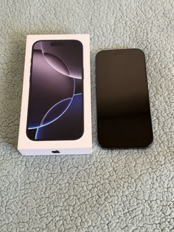 iPhone 16 Pro 128gb Black Titanium