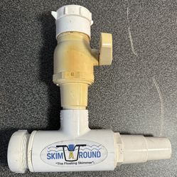 Skim‐A‐Round All‐in‐One is a floating pool skimmer accessory