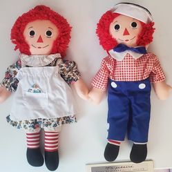 Vintage Raggedy Ann and Andy