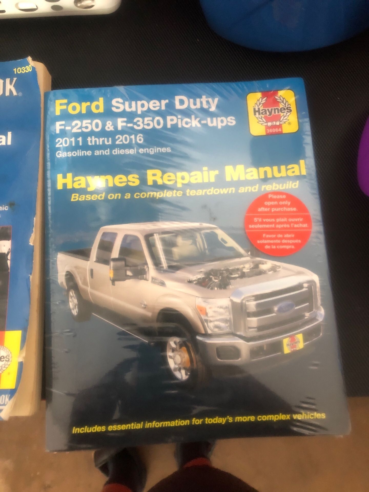 Haynes repair manual for Diesel engines (2 books)