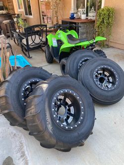 Sand Tires Unlimited Sand Blaster ATV Wheels Set of 4