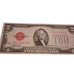 1928 F Two dollar bill $2