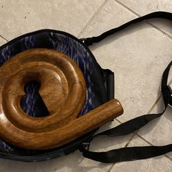 Aboriginal spiral didgeridoo 