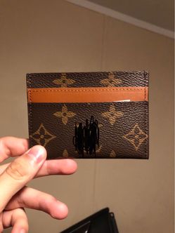 Brown Monogram Card holder