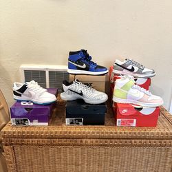 New Authentic Nike & Jordan Sneakers Size 4-6