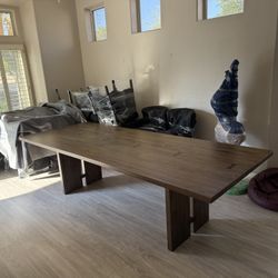Crate And Barrel Dining Table 8 Chairs And 3 Stools
