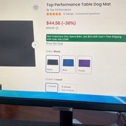Top Performance Table Dog  Mat  24-36