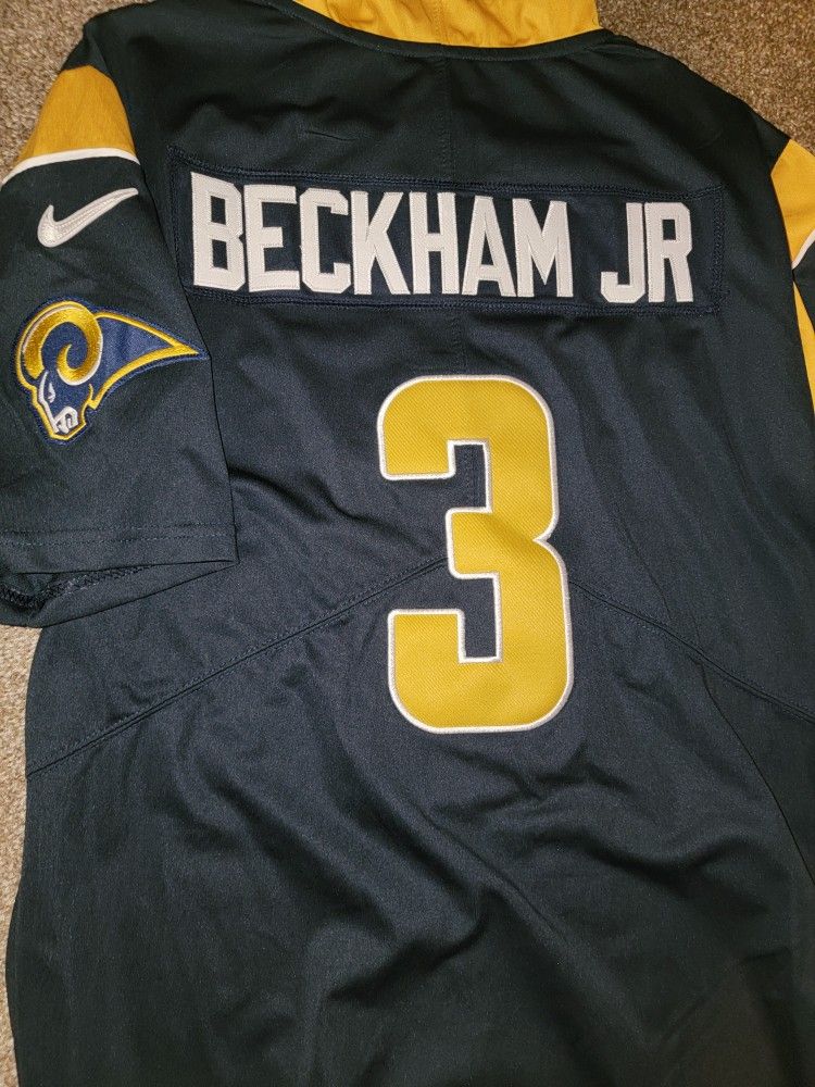 Los Angeles Rams Odell Beckham Jr. Throwback Style Jersey NFL Football 