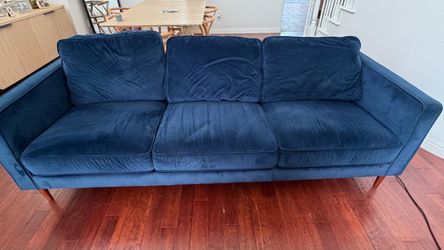 Blue Suede Couches