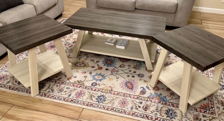 Coffee Table + 2 Matching End Tables – Like