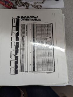Mackie SR50-8/SR56-8 Soundboard