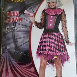 GIRL NEON CLOWN 