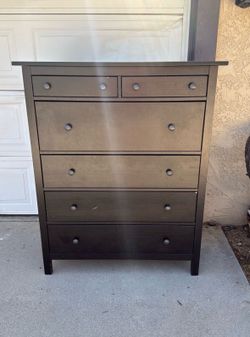 Black brown Hemnes dresser