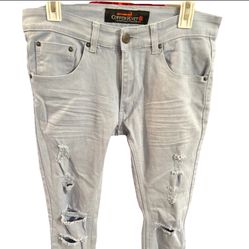 Copper Rivet Light Blue Skinny Jeans