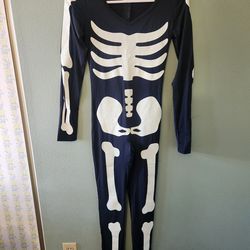Leg Avenue Women's Glow in The Dark Skeleton Bodysuit Halloween Costume Size S/P