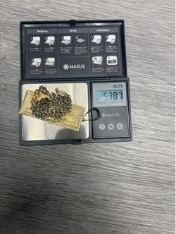 Chunky Rolex chain with pendent