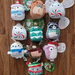Squishmallows 4 in. Christmas Plush Toys New ( $4 Each!)