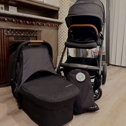 Nuna Stroller And Moses Basket/ Nuna Coche Y Moisés