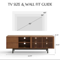 Mid-Century Modern TV Stand Media Console