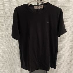 CDG PLAY BLACK T SHIRT LOGO