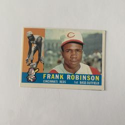 1960 Frank Robinson Topps Baseball Card # 490 Excellent Cincinnati Reds 