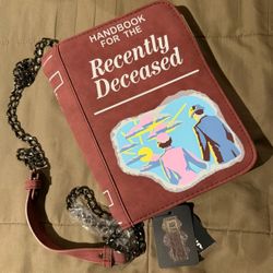 Beetle Juice Recently Deceased Book Bag New With Tags