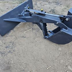 SKID STEER Heavy Duty Backhoe Fronthoe Tractor Deere CAT Bobcat Kubota Kioti, Quick Attach, Excavator, Dig Ditches