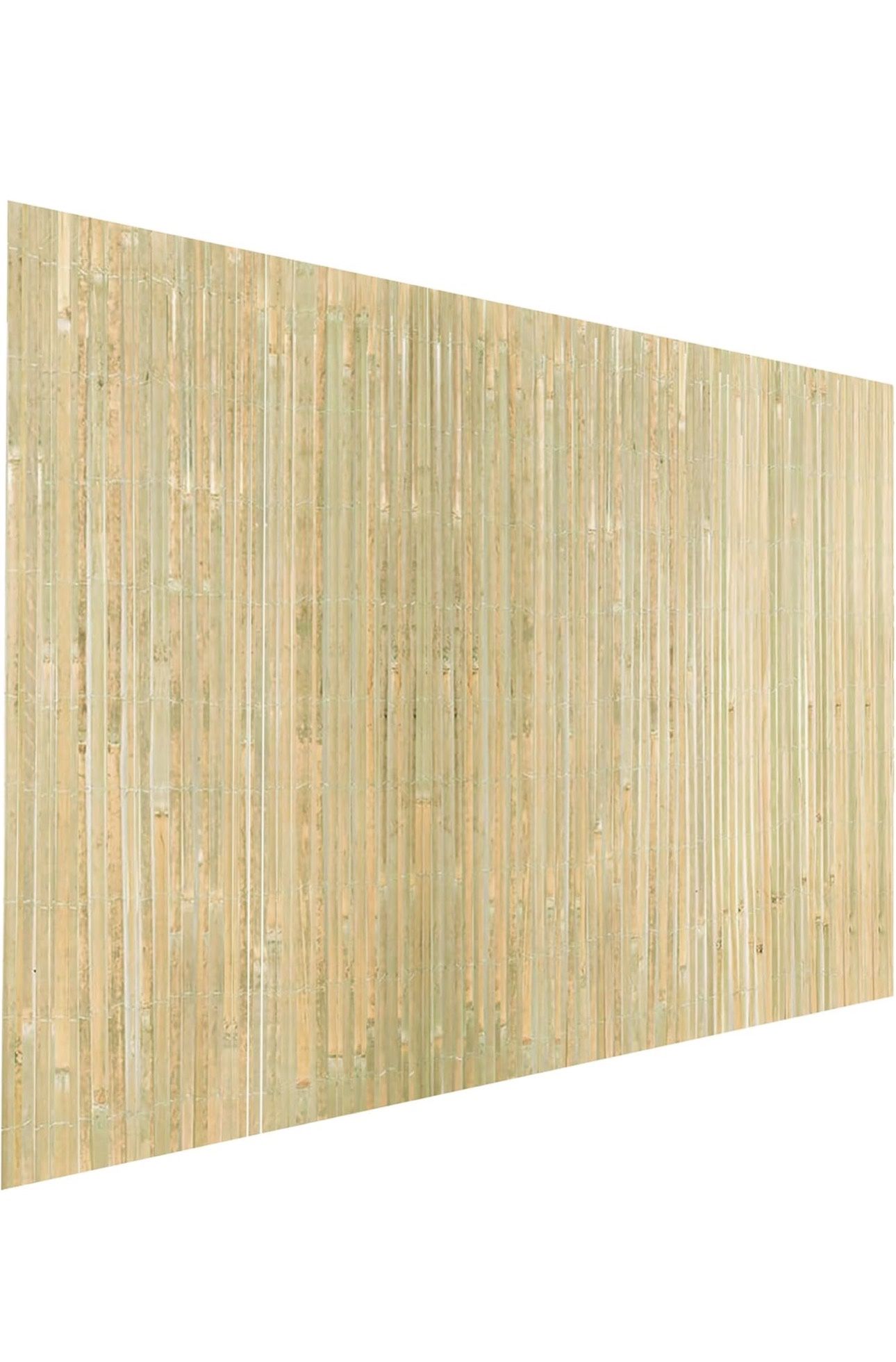 Bamboo Slat Fencing 6ft H x 13ft L, Handwoven Natural Bamboo Screen, Indoor or Outdoor Privacy Fence for Patio, Balcony, Border Pool