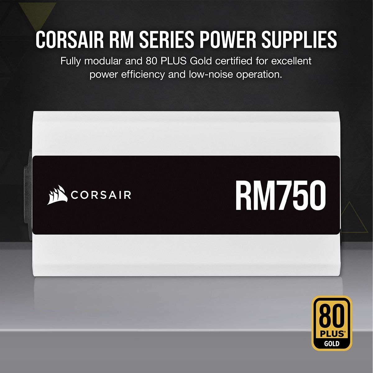 ⚡️ Corsair RM750 (White) – 80+ Gold Fully Modular PSU ⚡️