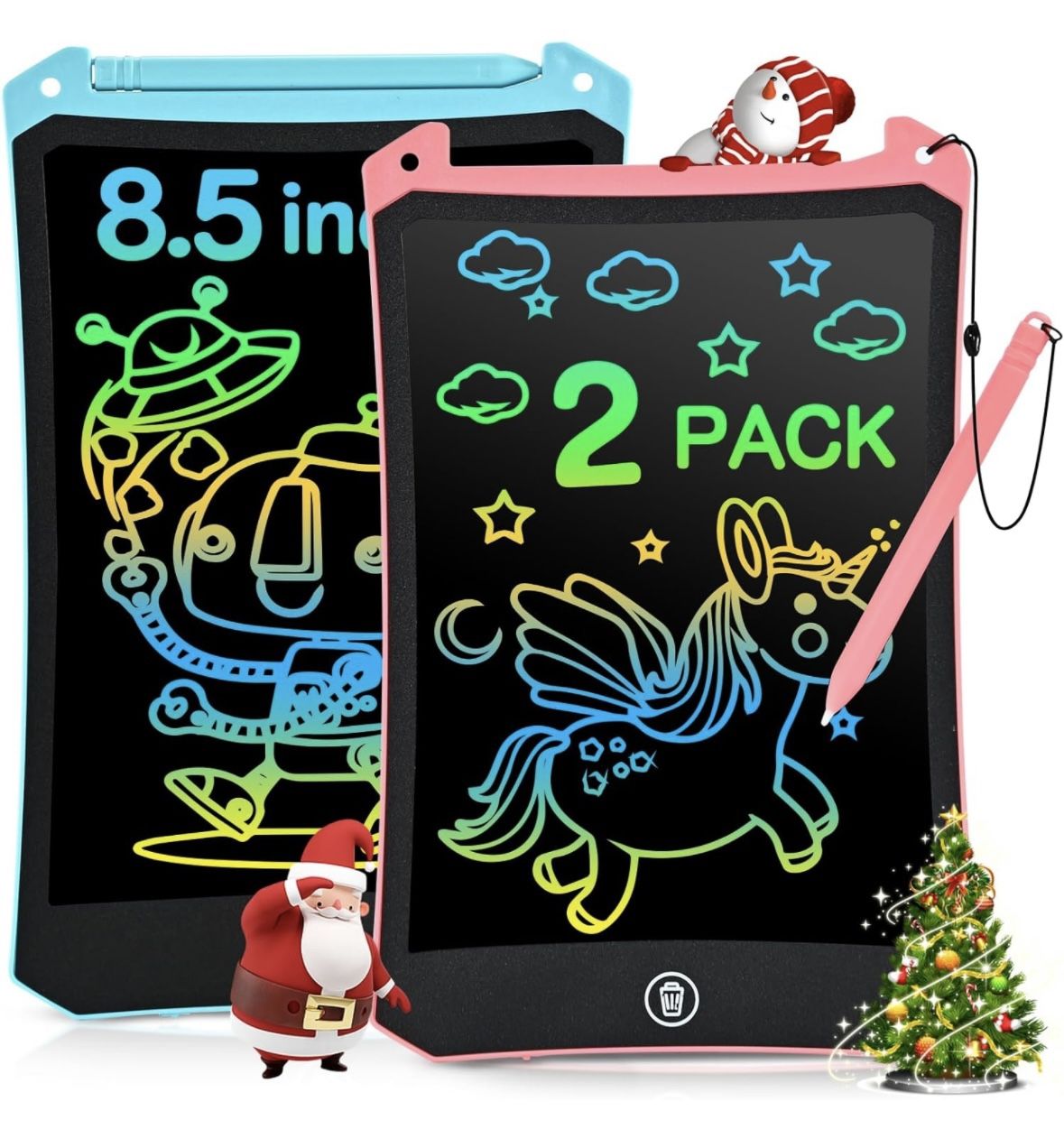 LCD Writing Tablet 8.5”inch For Kids 2pack