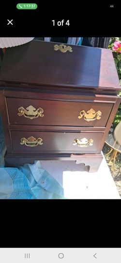 Vintage Wooden Slant-Front Secretary Desk