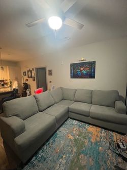 Ashley Keener Sectional – Ash Gray – $700